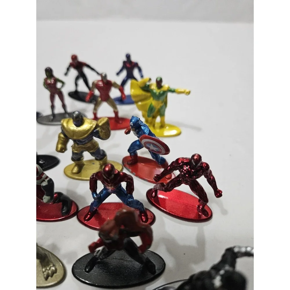 Jada Toys Marvel Nano Metalfigs MiniFigures DieCast Metal Lot Of‎ 20 Figures